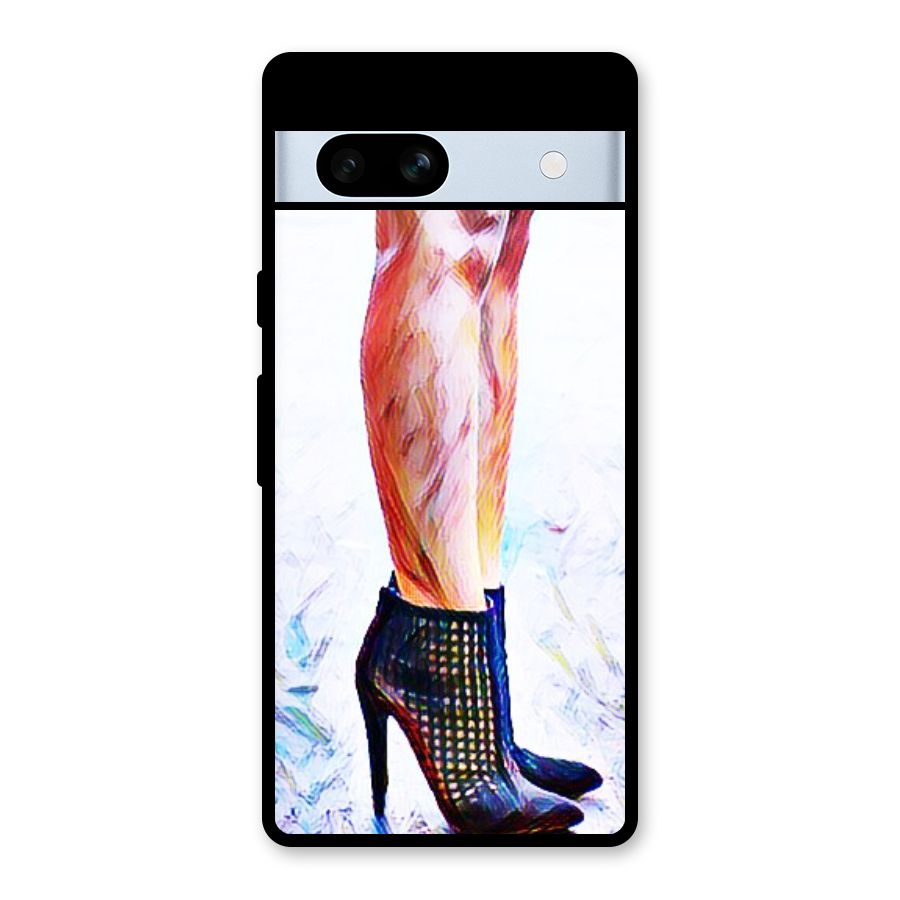 Sassy Heels Glass Back Case for Google Pixel 7a
