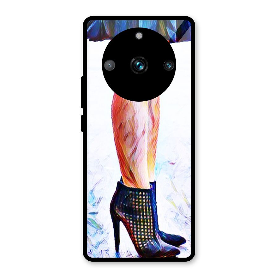 Sassy Heels Glass Back Case for Realme 11 Pro Plus