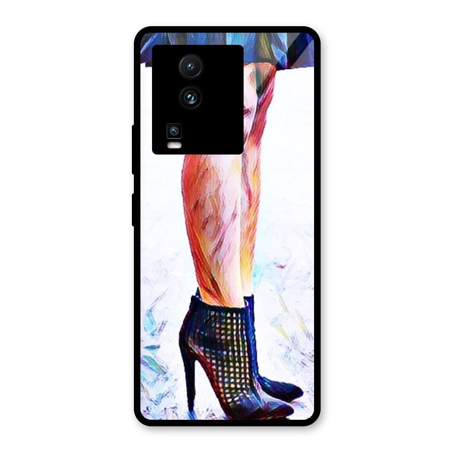 Sassy Heels Glass Back Case for Vivo iQOO Neo 7