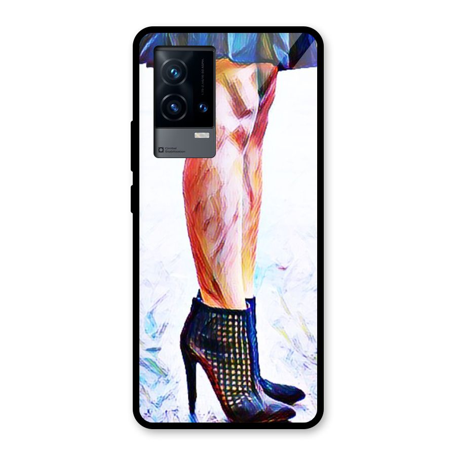 Sassy Heels Glass Back Case for iQOO 9 5G
