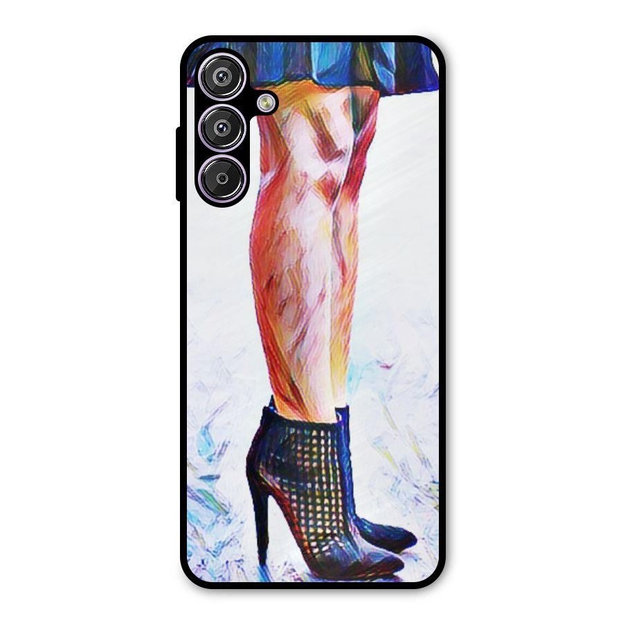 Sassy Heels Metal Back Case for Galaxy F15