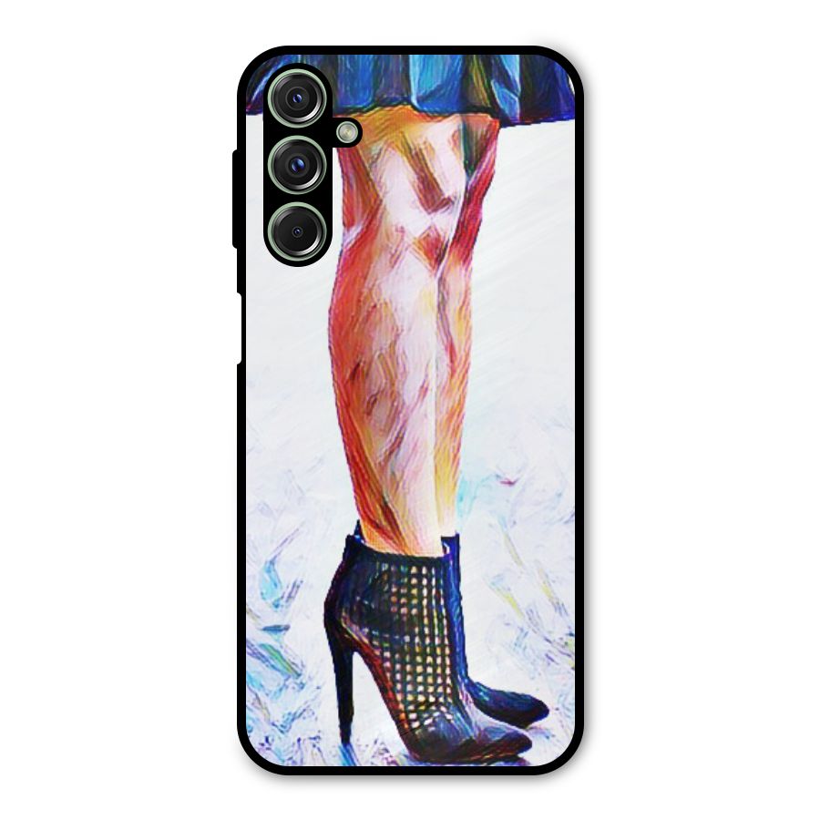Sassy Heels Metal Back Case for Galaxy F34