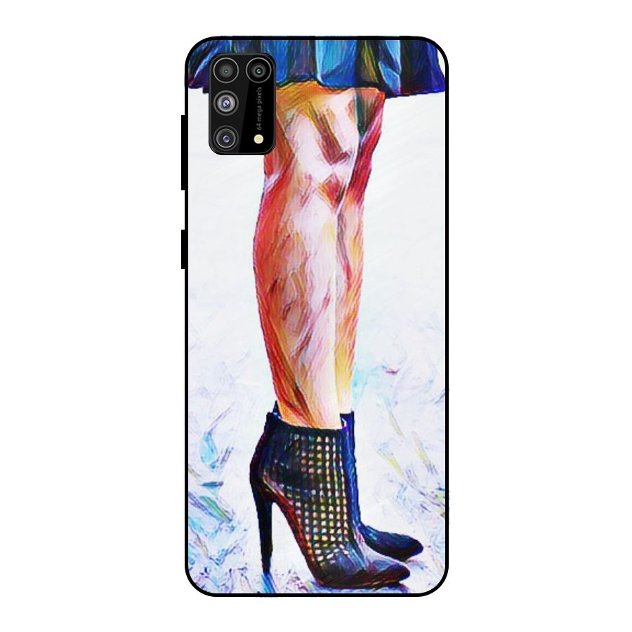 Sassy Heels Metal Back Case for Galaxy F41