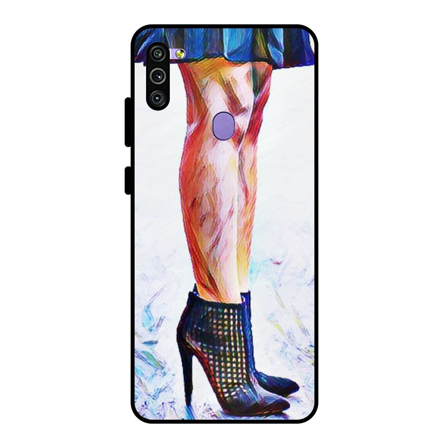 Sassy Heels Metal Back Case for Galaxy M11