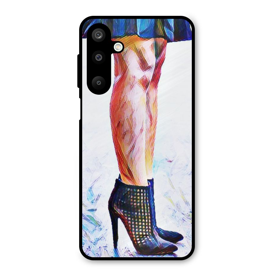 Sassy Heels Metal Back Case for Galaxy M16