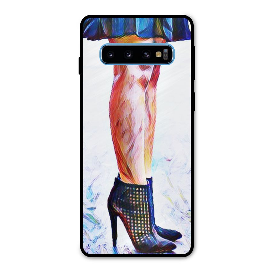 Sassy Heels Metal Back Case for Galaxy S10