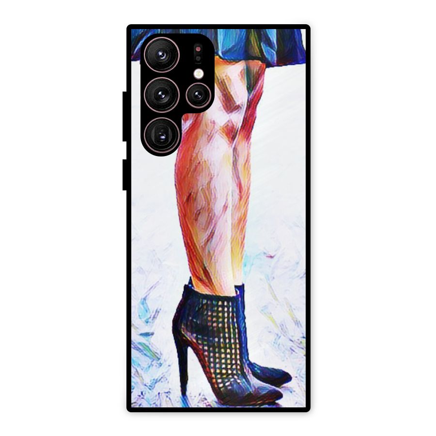Sassy Heels Metal Back Case for Galaxy S22 Ultra 5G