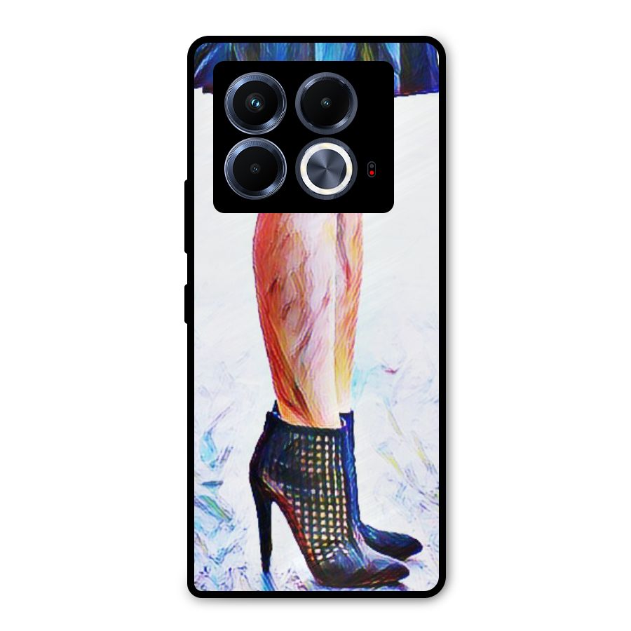 Sassy Heels Metal Back Case for Infinix Note 40 5G