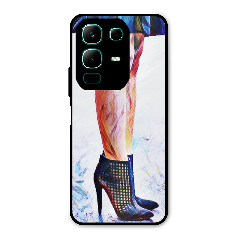 Sassy Heels Metal Back Case for Infinix Note 50x
