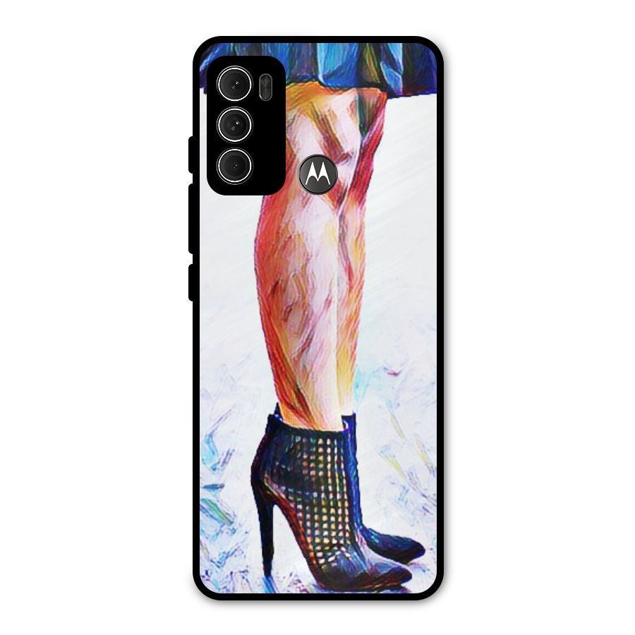 Sassy Heels Metal Back Case for Moto G60