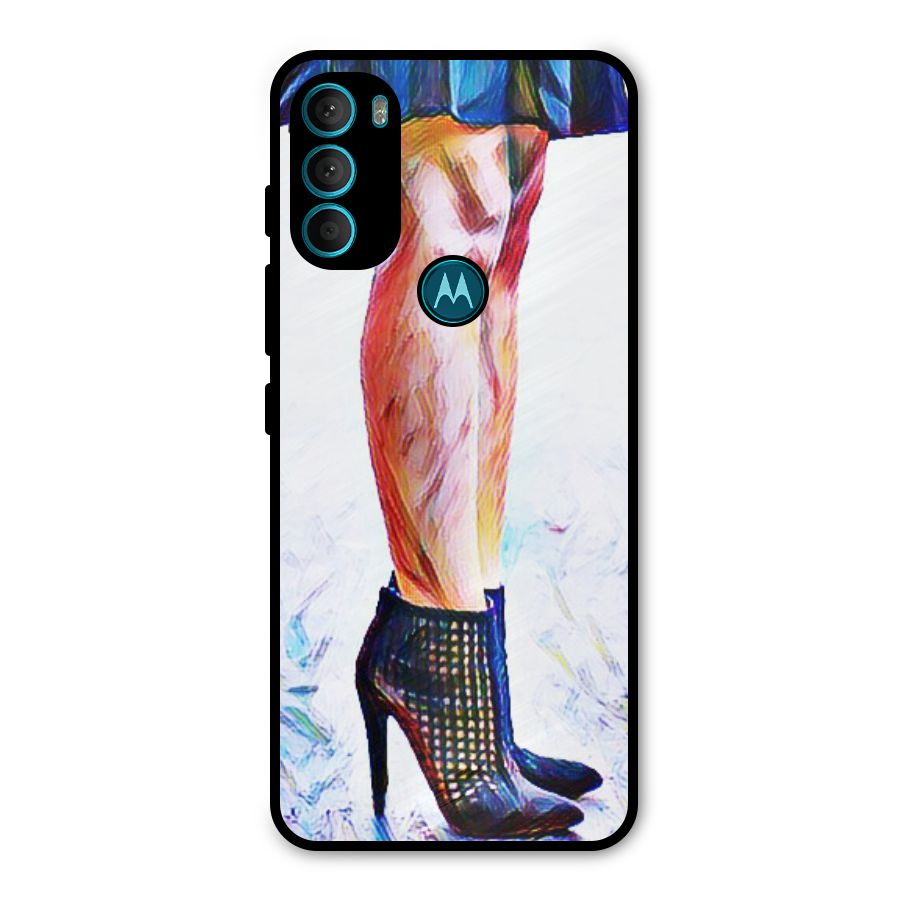 Sassy Heels Metal Back Case for Moto G71 5G