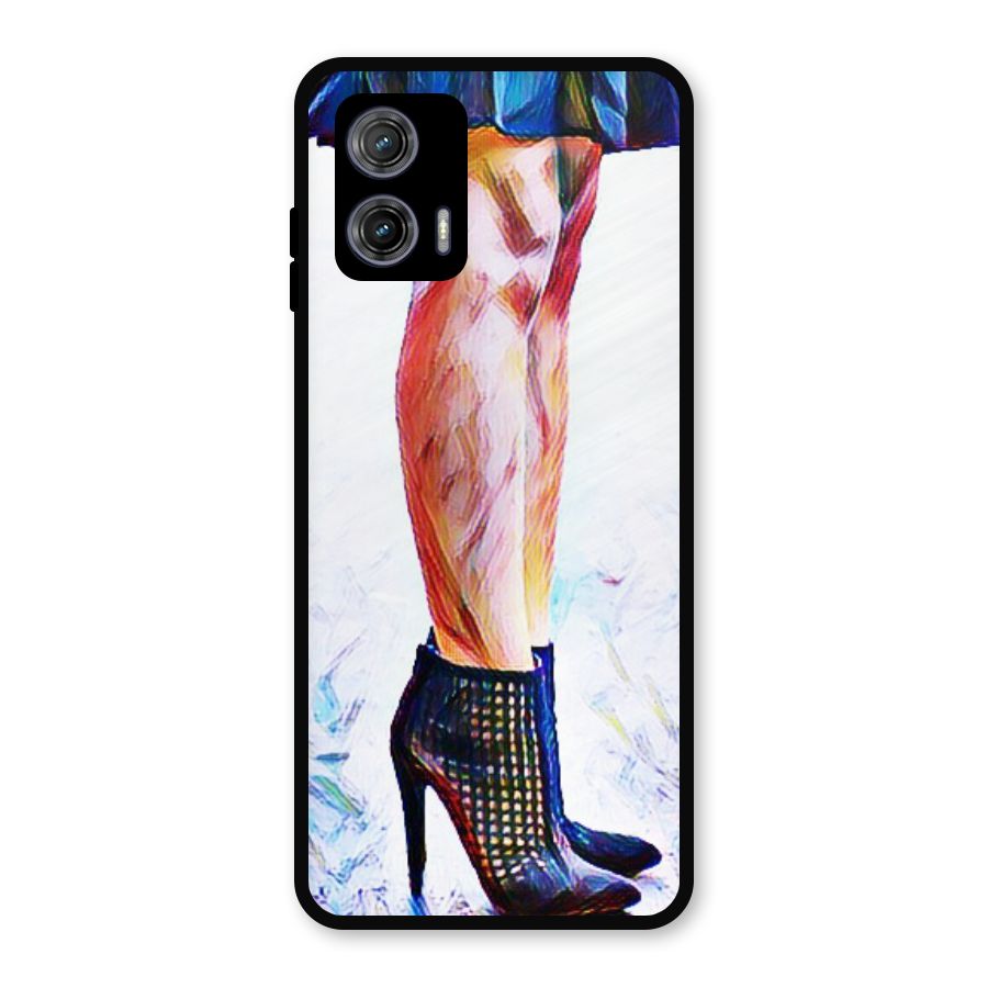 Sassy Heels Metal Back Case for Moto G73