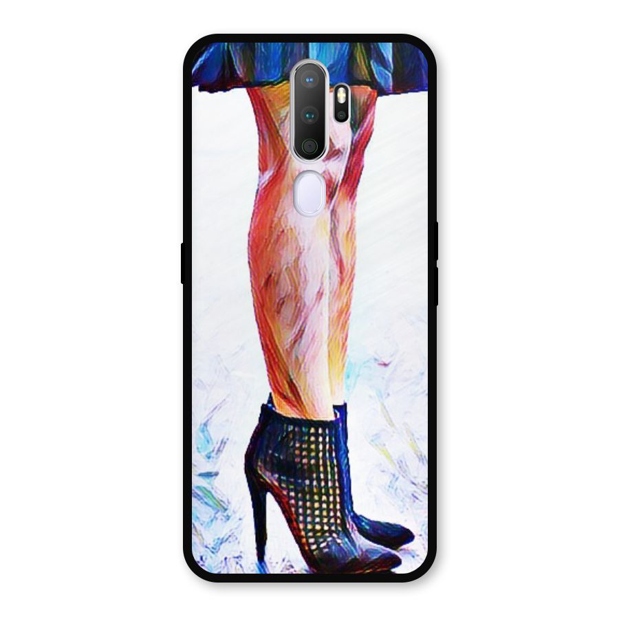 Sassy Heels Metal Back Case for Oppo A5 (2020)