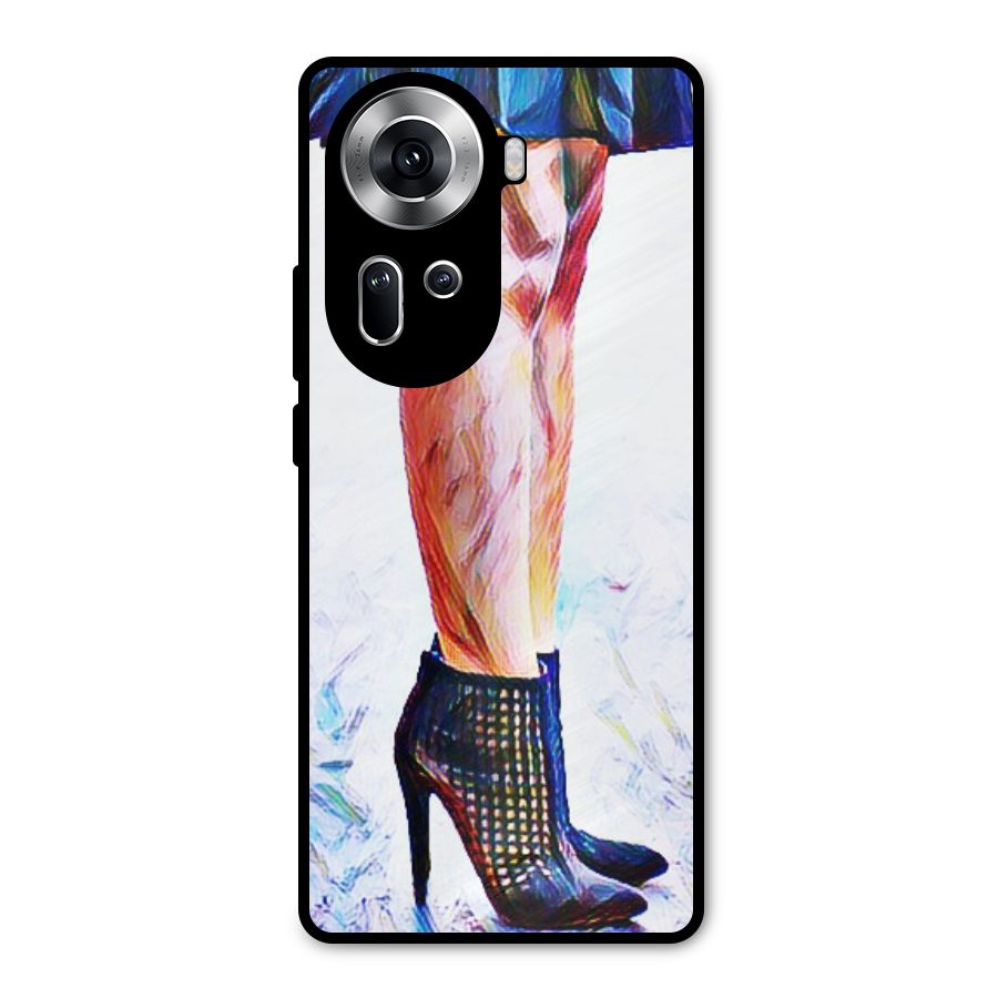 Sassy Heels Metal Back Case for Oppo Reno11 5G
