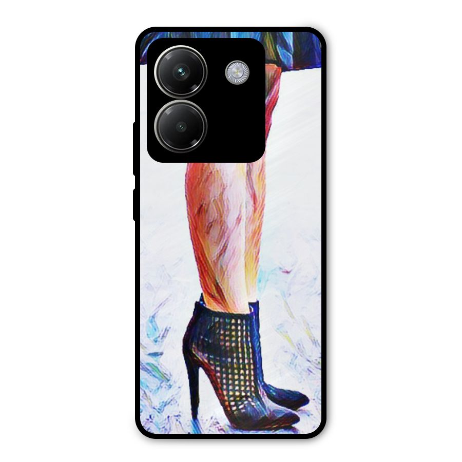 Sassy Heels Metal Back Case for Poco M7 Pro 5G