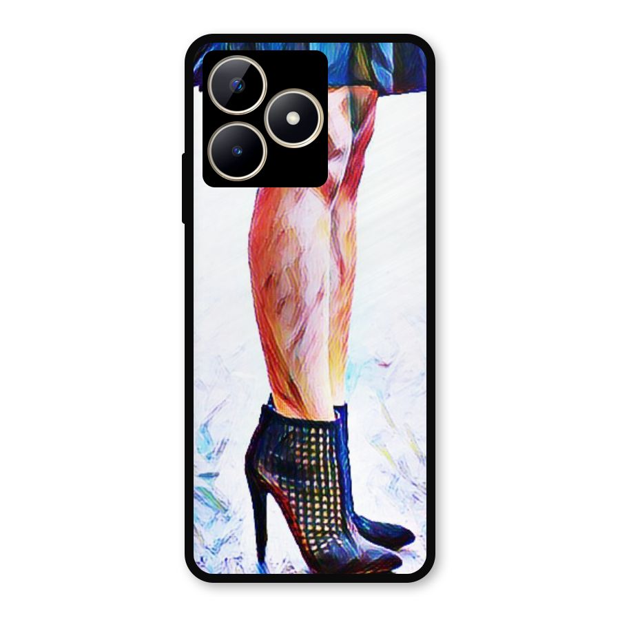 Sassy Heels Metal Back Case for Realme C53