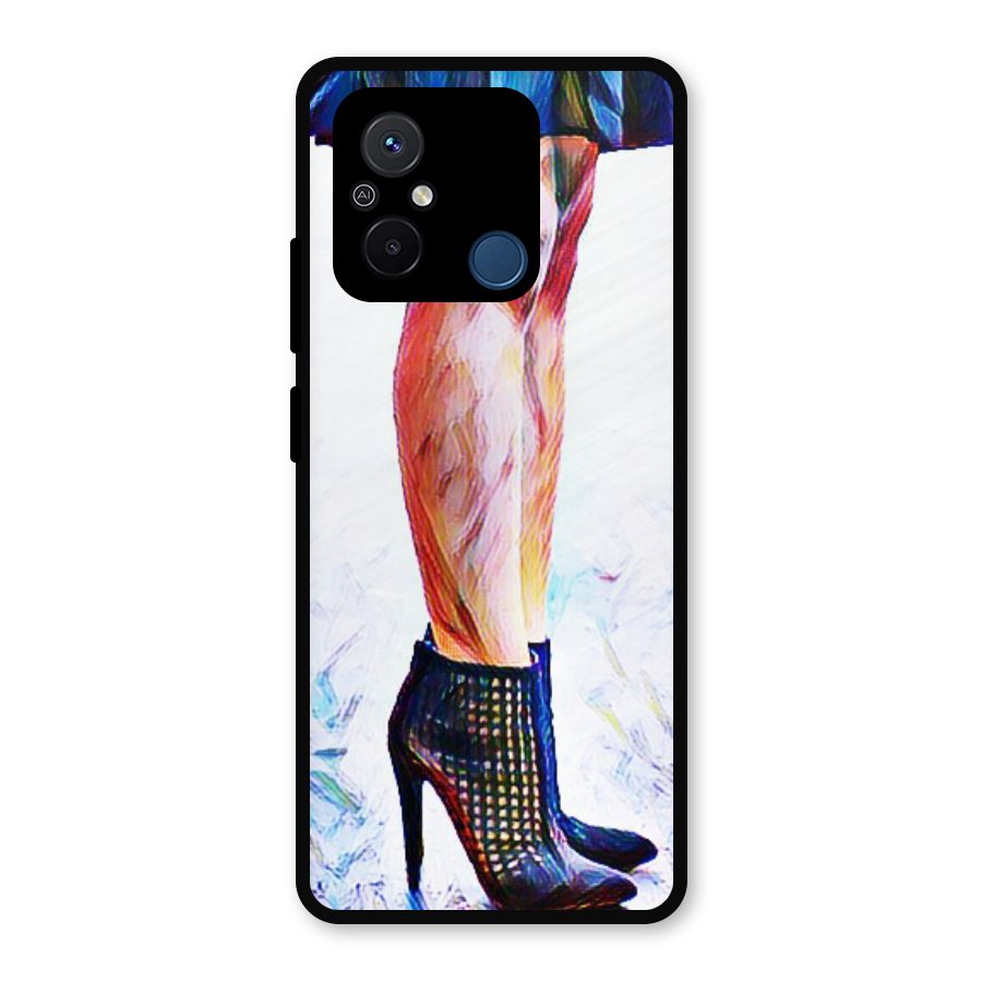 Sassy Heels Metal Back Case for Redmi 12C