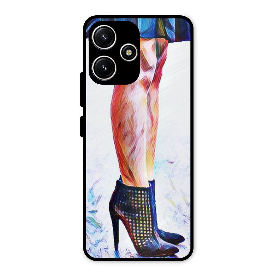 Sassy Heels Metal Back Case for Redmi 12 5G