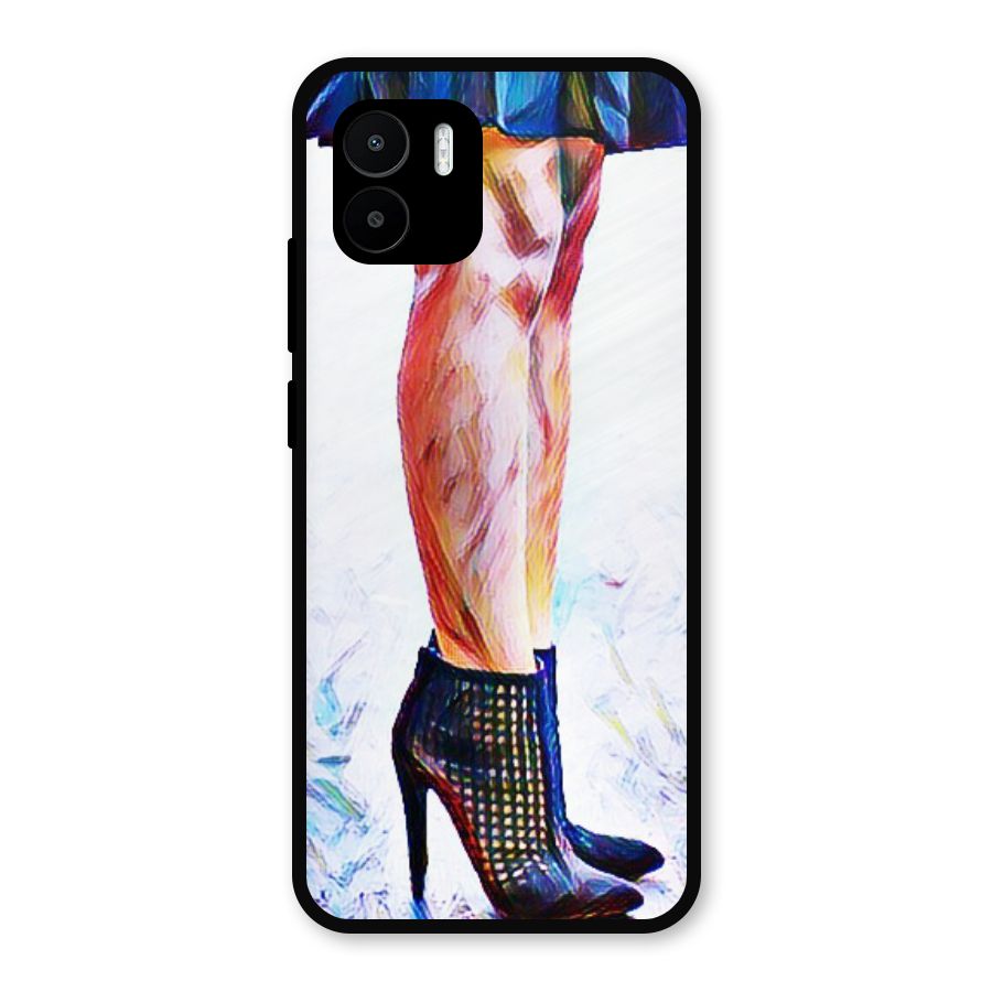 Sassy Heels Metal Back Case for Redmi A2