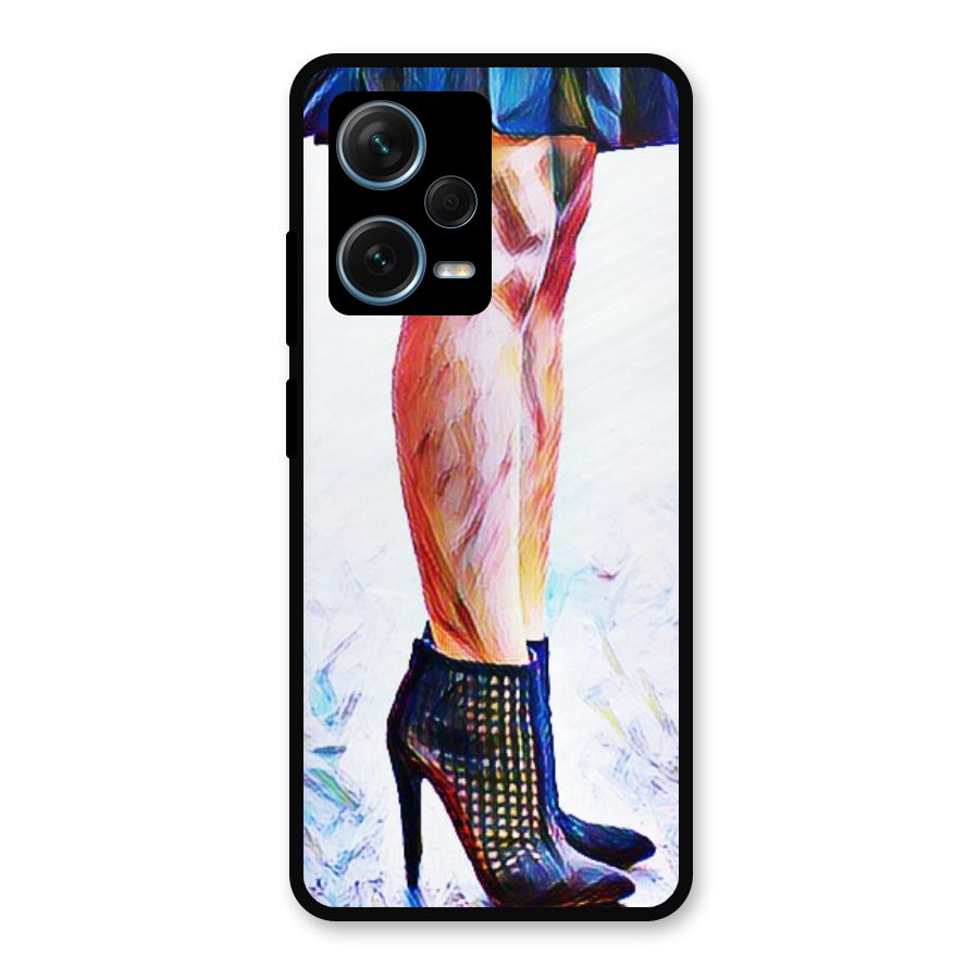 Sassy Heels Metal Back Case for Redmi Note 12 Pro Plus 5G