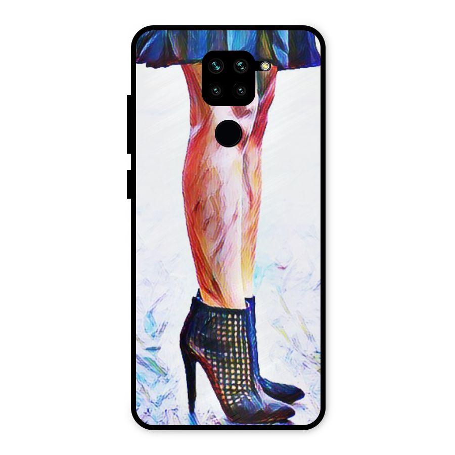 Sassy Heels Metal Back Case for Redmi Note 9