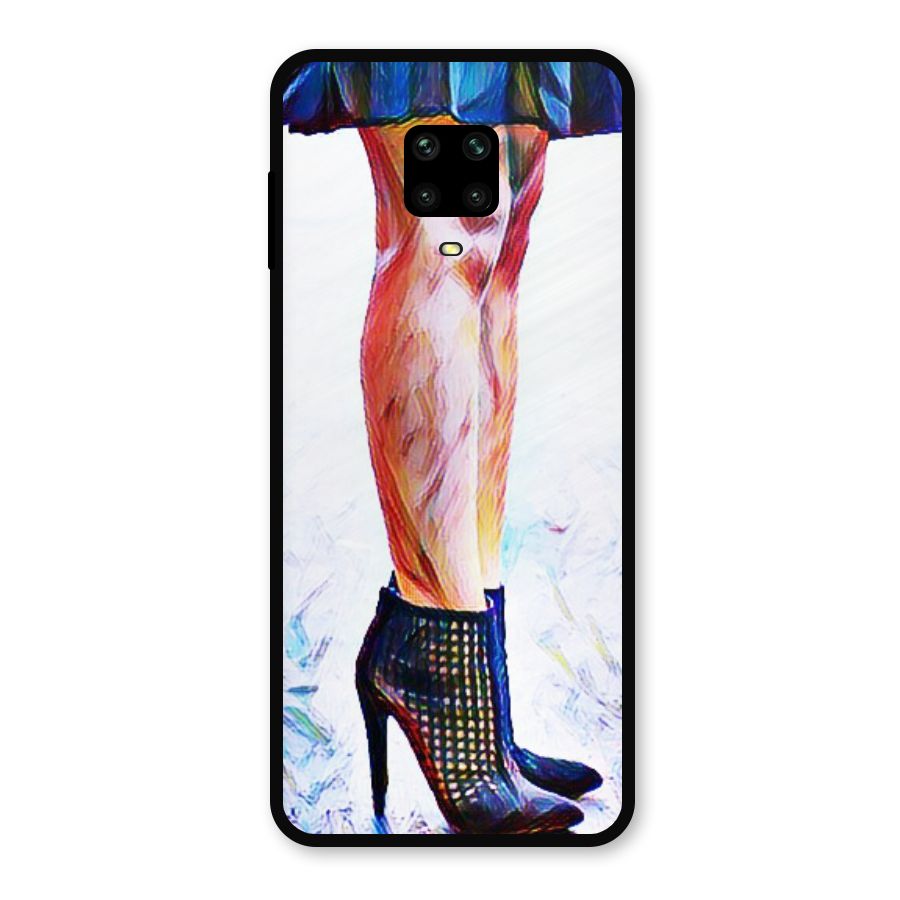 Sassy Heels Metal Back Case for Redmi Note 9 Pro