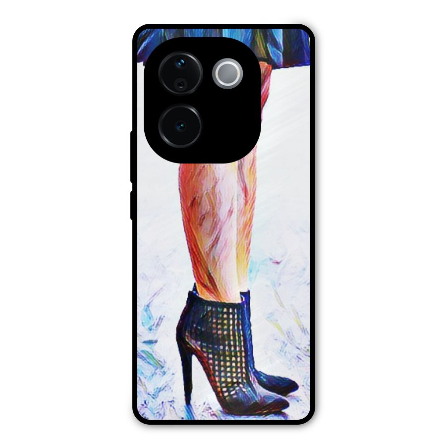 Sassy Heels Metal Back Case for Vivo T3 Pro
