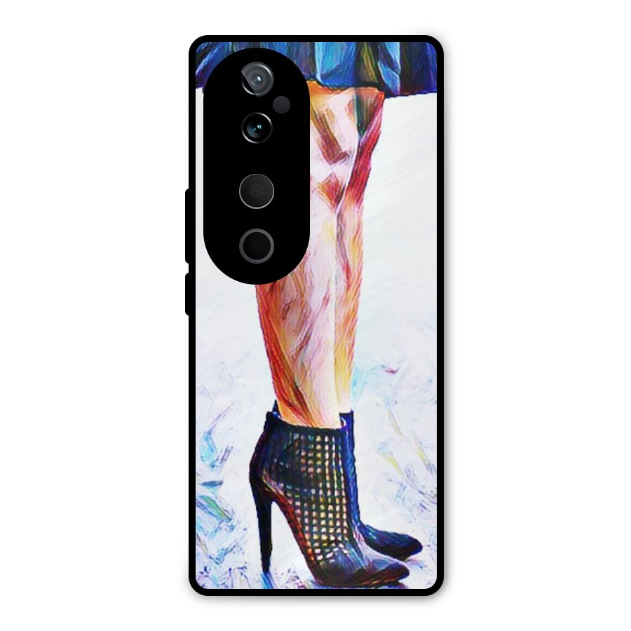 Sassy Heels Metal Back Case for Vivo T3 Ultra
