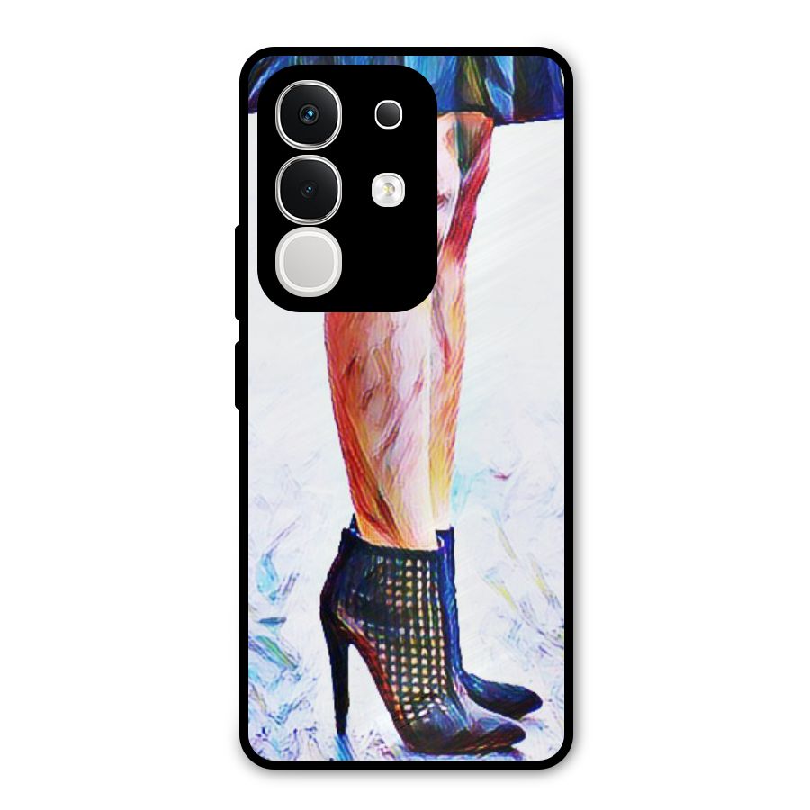 Sassy Heels Metal Back Case for Vivo T4x