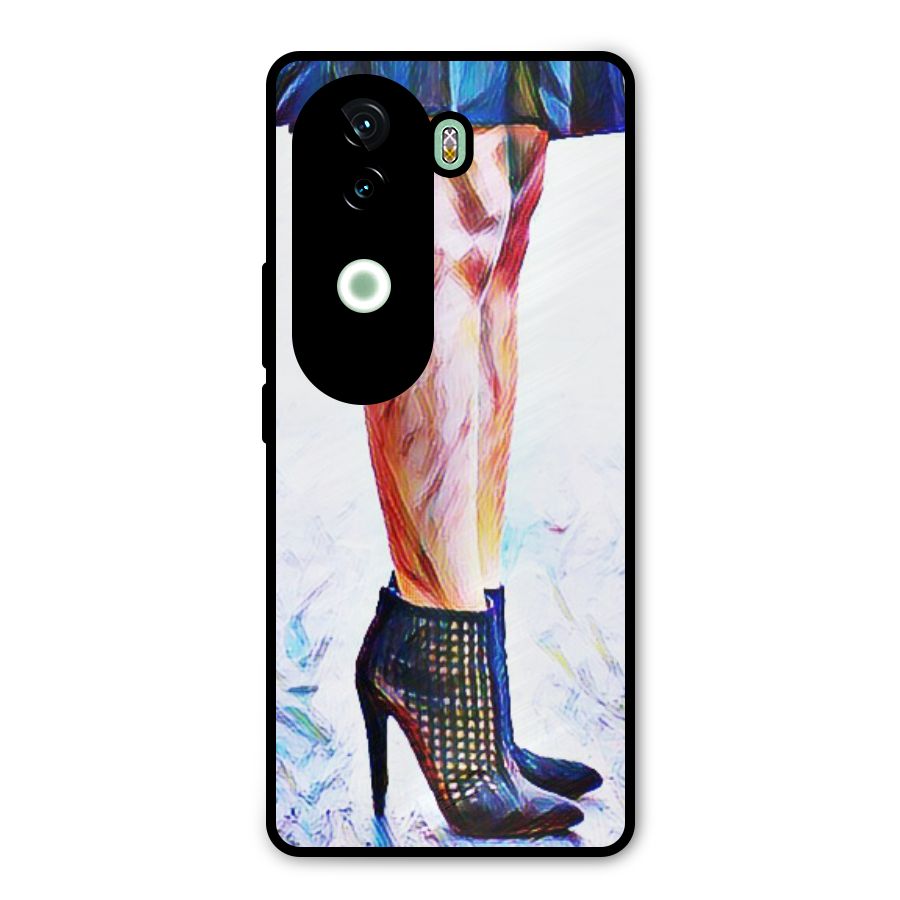 Sassy Heels Metal Back Case for Vivo V40e