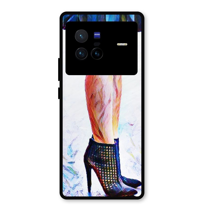 Sassy Heels Metal Back Case for Vivo X80