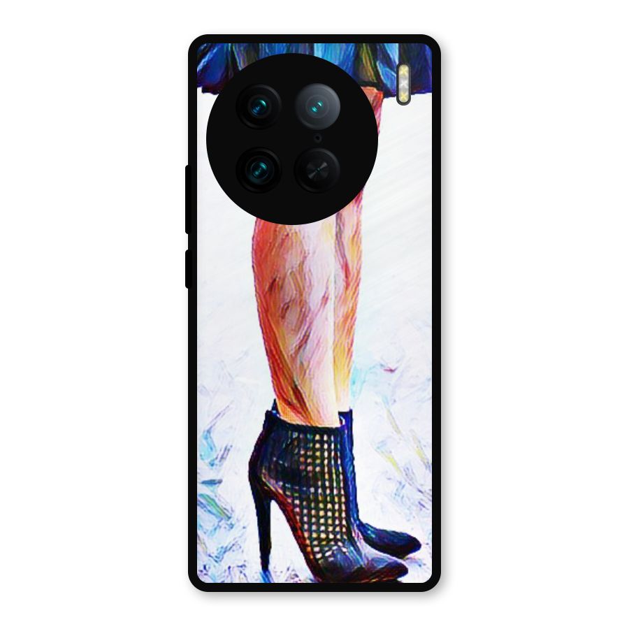 Sassy Heels Metal Back Case for Vivo X90 Pro