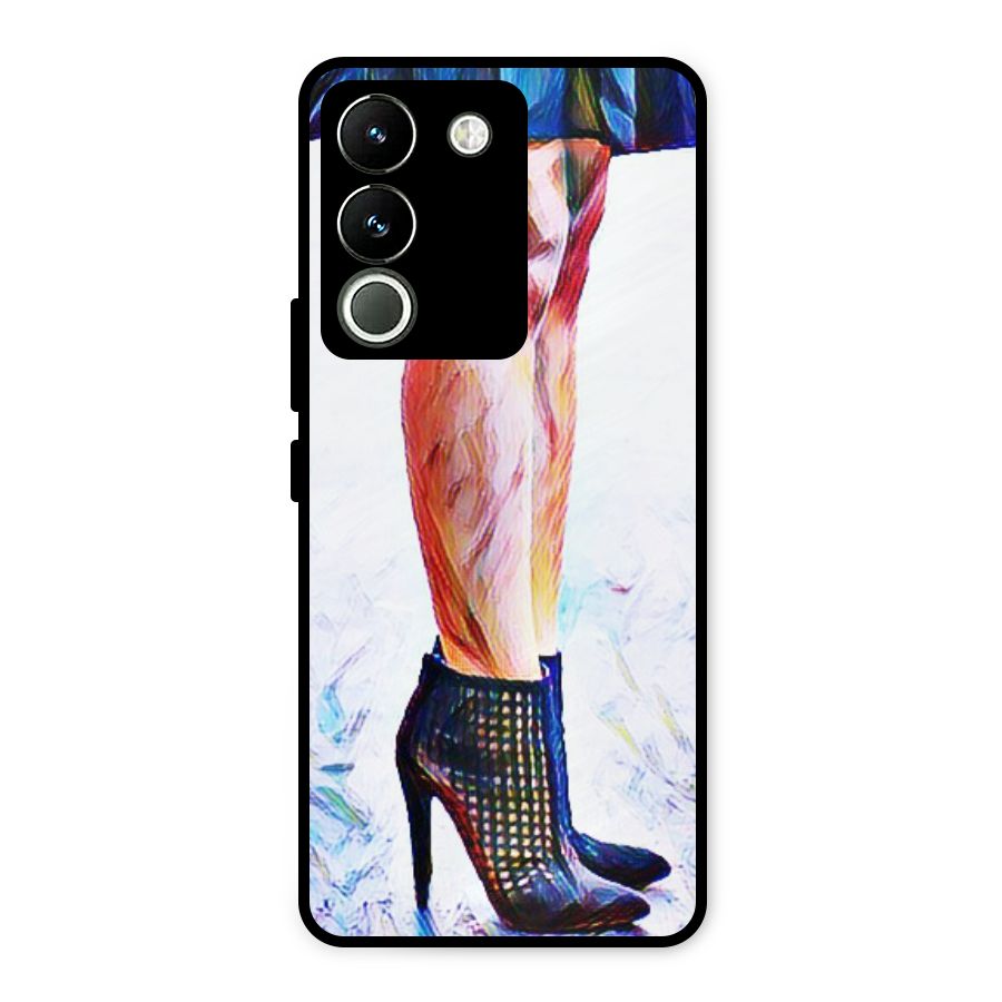 Sassy Heels Metal Back Case for Vivo Y200