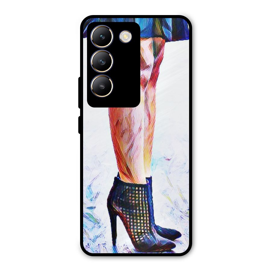 Sassy Heels Metal Back Case for Vivo Y200e