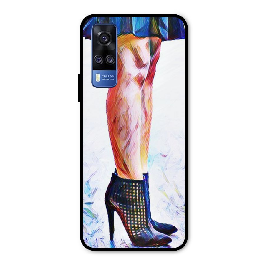 Sassy Heels Metal Back Case for Vivo Y51A