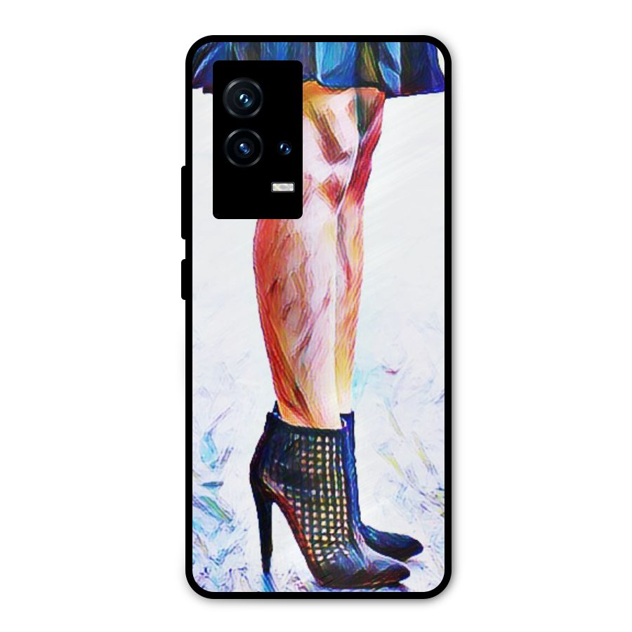 Sassy Heels Metal Back Case for iQOO 9 5G