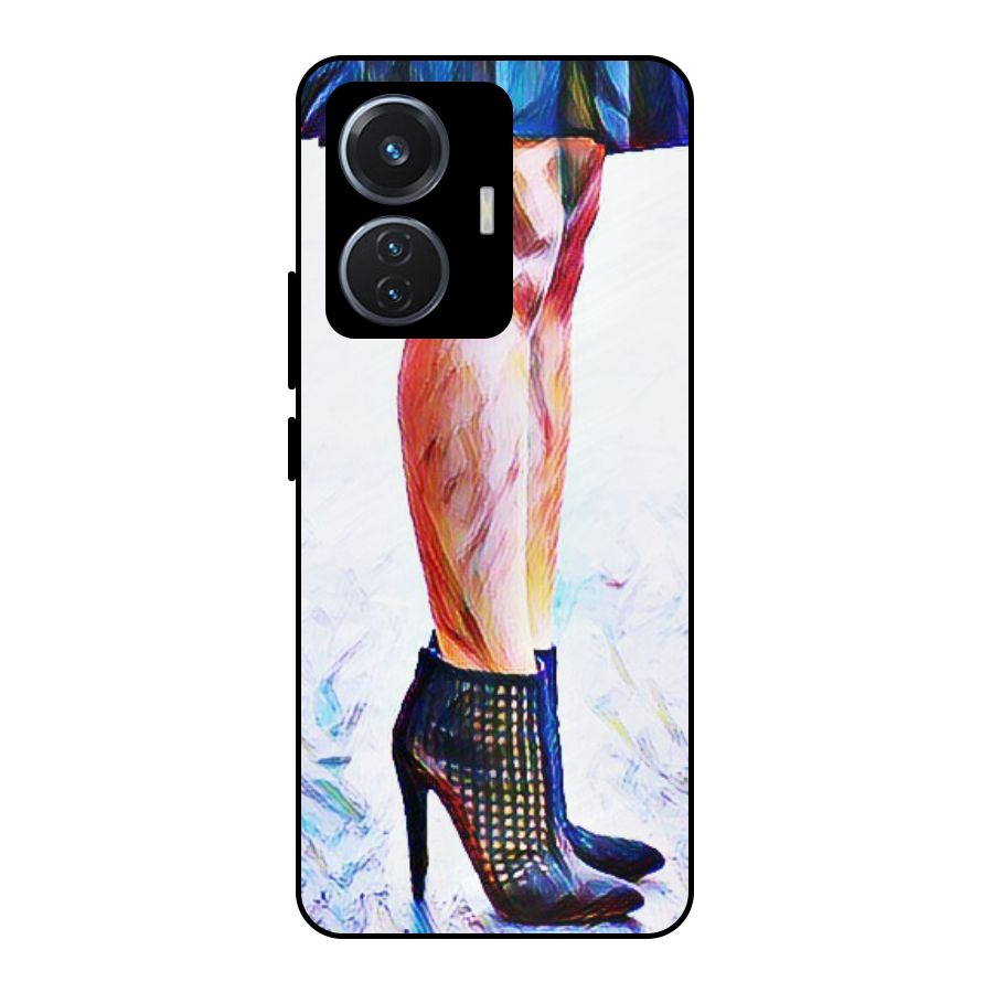 Sassy Heels Metal Back Case for iQOO Z6 44W