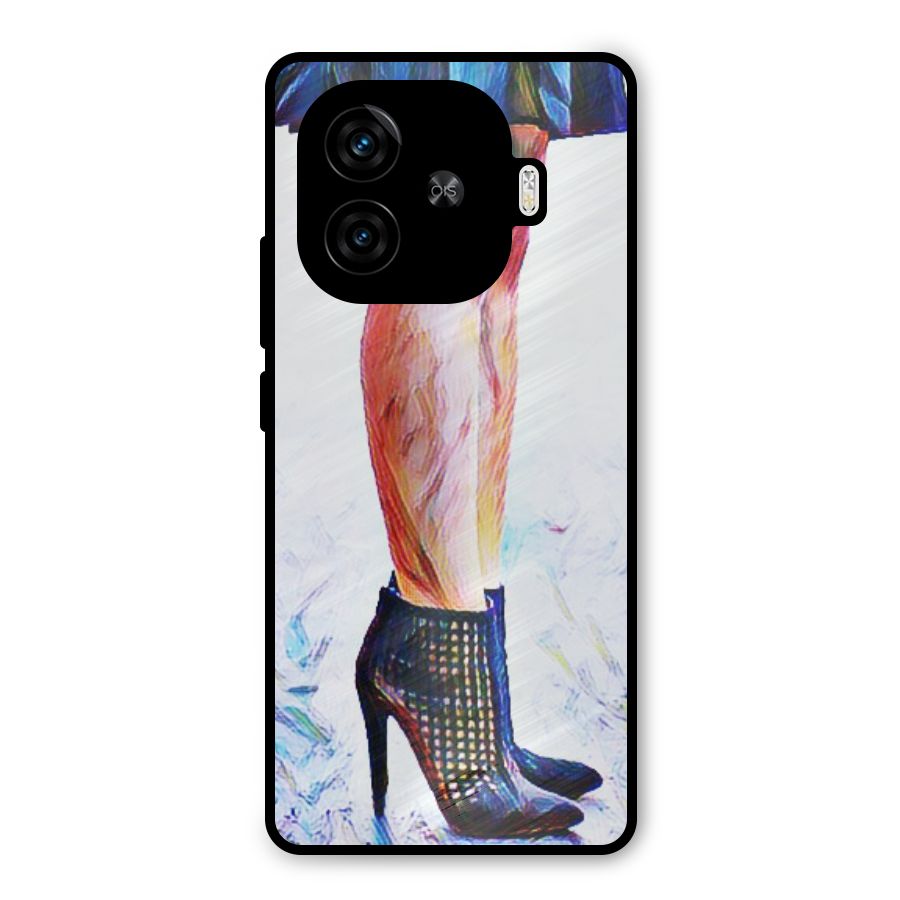 Sassy Heels Metal Back Case for iQOO Z9 Turbo