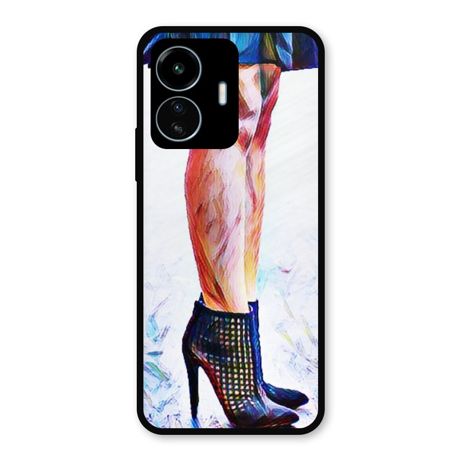 Sassy Heels Metal Back Case for vivo iQOO Z6 Lite 5G