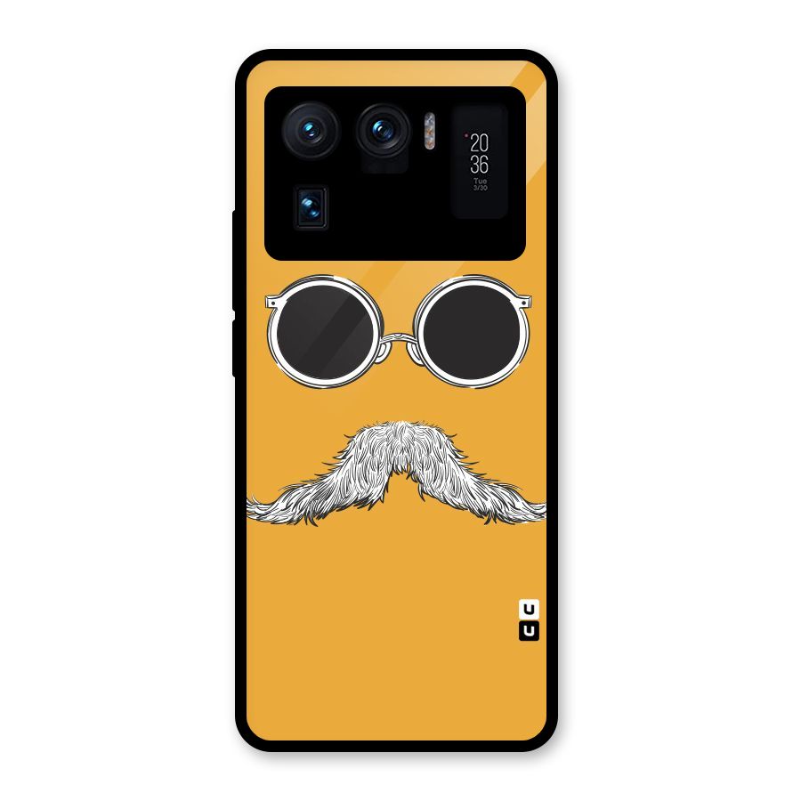Sassy Mustache Glass Back Case for Mi 11 Ultra