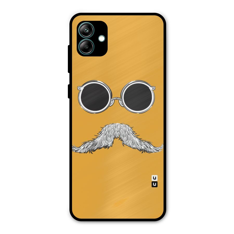 Sassy Mustache Metal Back Case for Galaxy A04