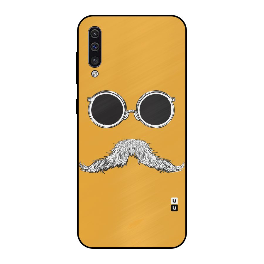 Sassy Mustache Metal Back Case for Galaxy A50s