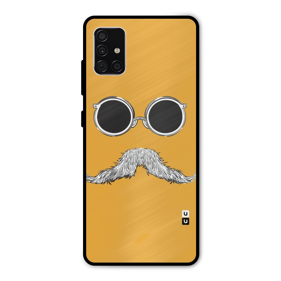 Sassy Mustache Metal Back Case for Galaxy A51