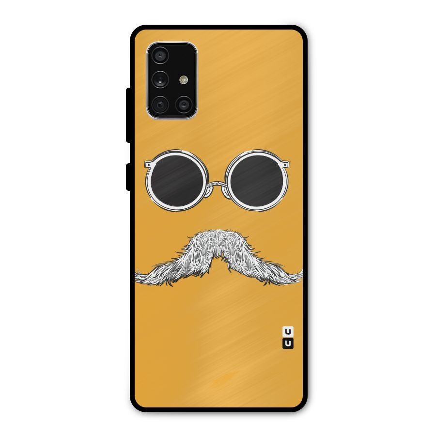 Sassy Mustache Metal Back Case for Galaxy A71