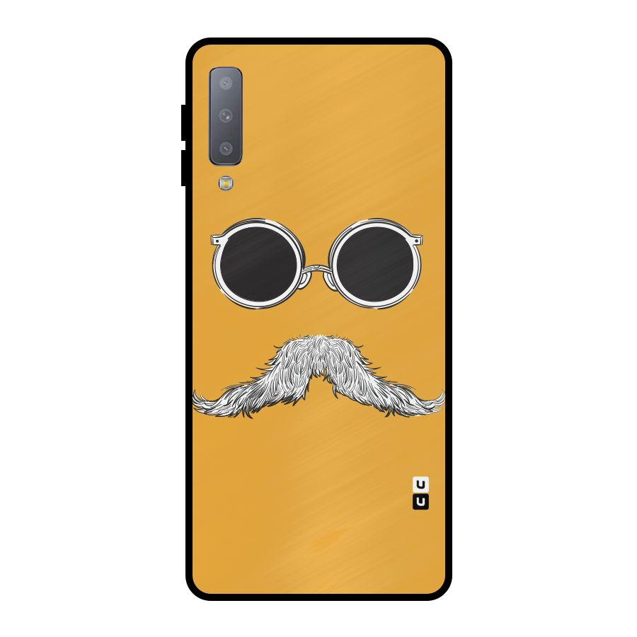 Sassy Mustache Metal Back Case for Galaxy A7 (2018)