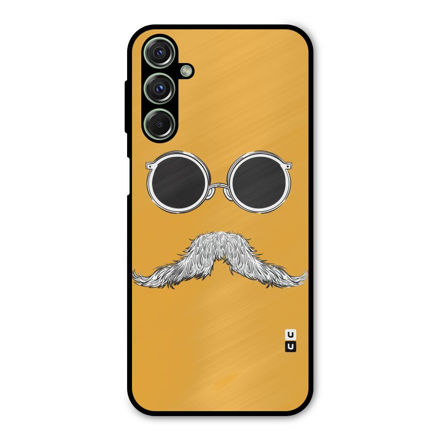 Sassy Mustache Metal Back Case for Galaxy F34