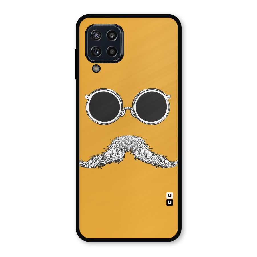 Sassy Mustache Metal Back Case for Galaxy M32