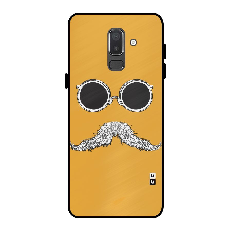 Sassy Mustache Metal Back Case for Galaxy On8 (2018)