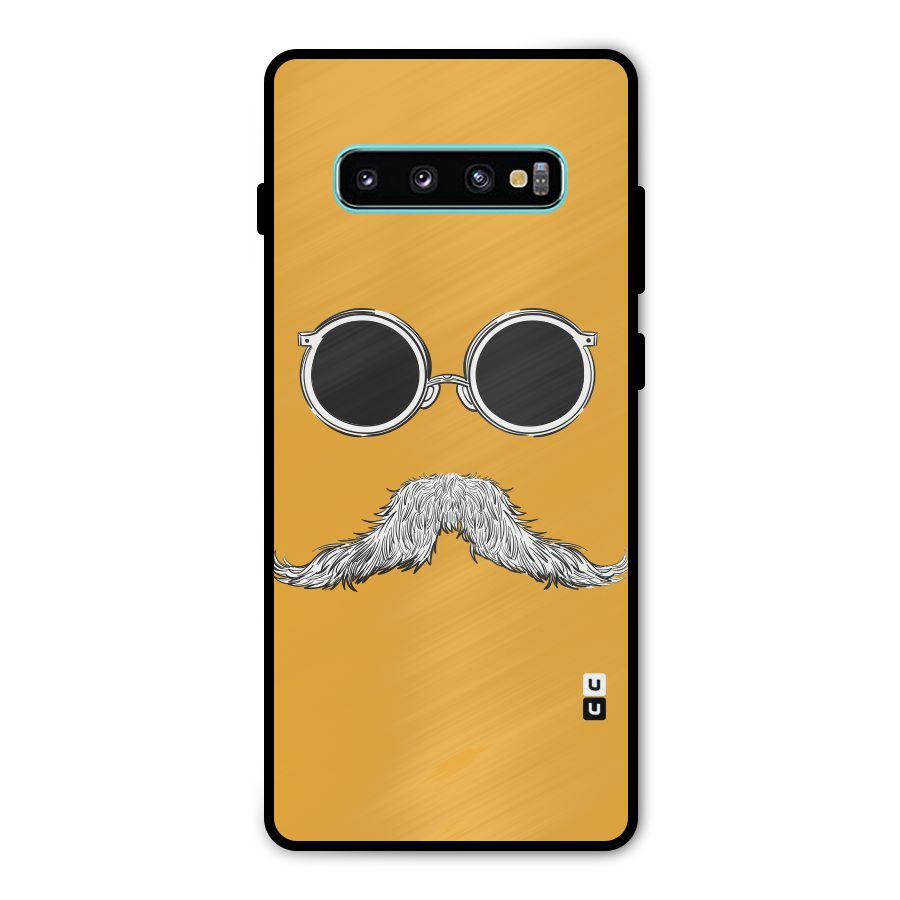 Sassy Mustache Metal Back Case for Galaxy S10 Plus