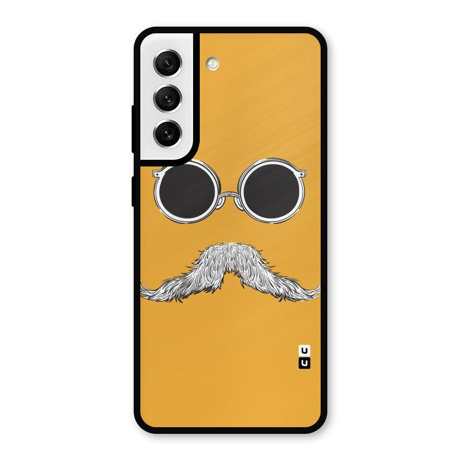 Sassy Mustache Metal Back Case for Galaxy S21 FE 5G